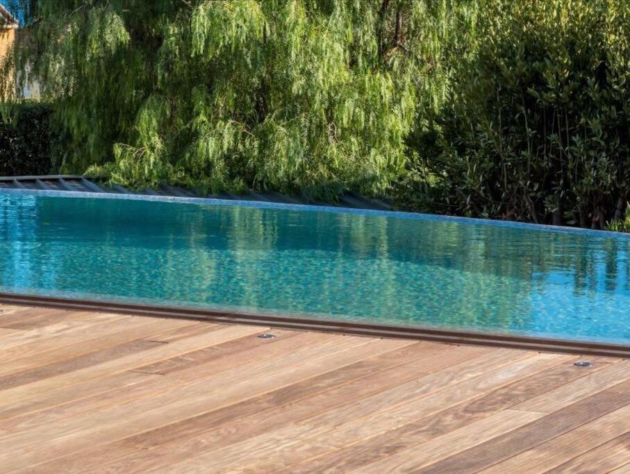 Superbe Appartement, Piscine, Vue Mer Et Montagnes Antibes Buitenkant foto